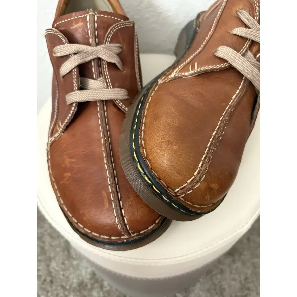 Dr. Martens Men’s Brown Leather Lace-Up Casual Oxford Shoes 11232 Size US 9